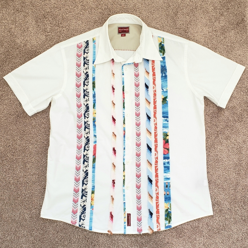 🏝Vintage Tommy Hilfiger Hawaiian shirt
